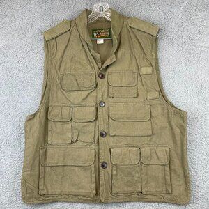 Vintage Ozark Wilderness Men’s  Large pockets Outdoor Hunting Vest